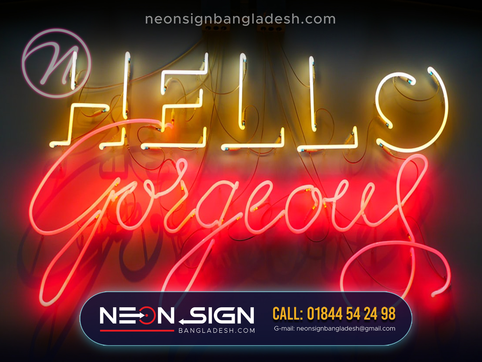 Neon Sign For Shop Advertising