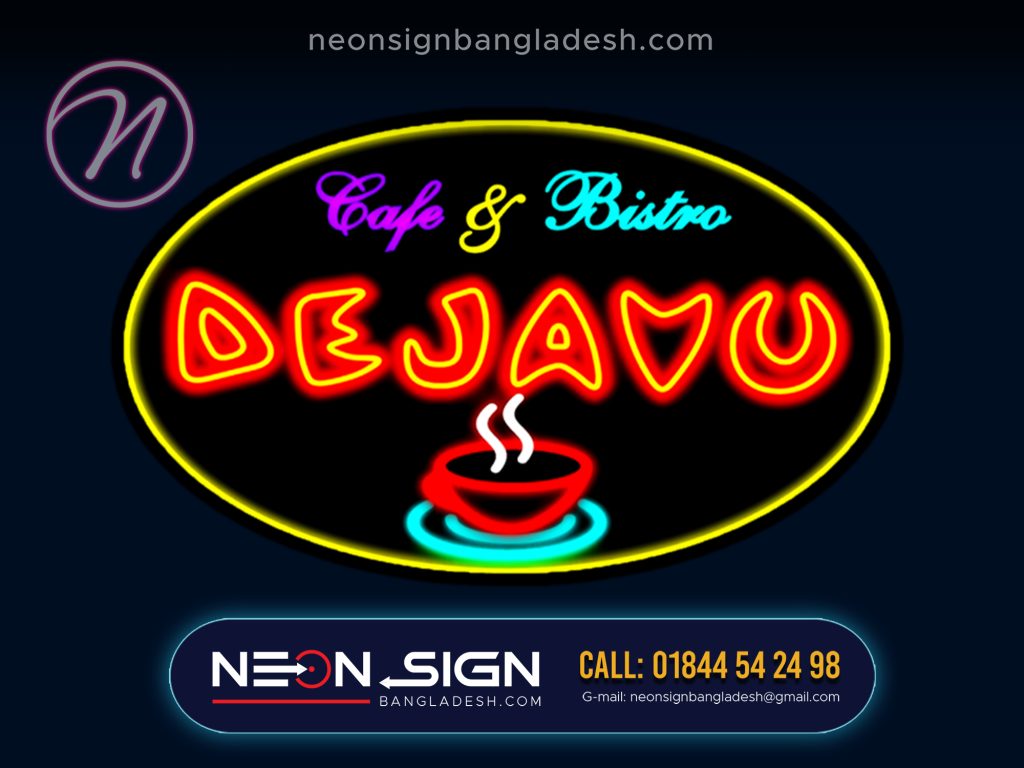 neon letter signage in Bangladesh, neon sign price bd