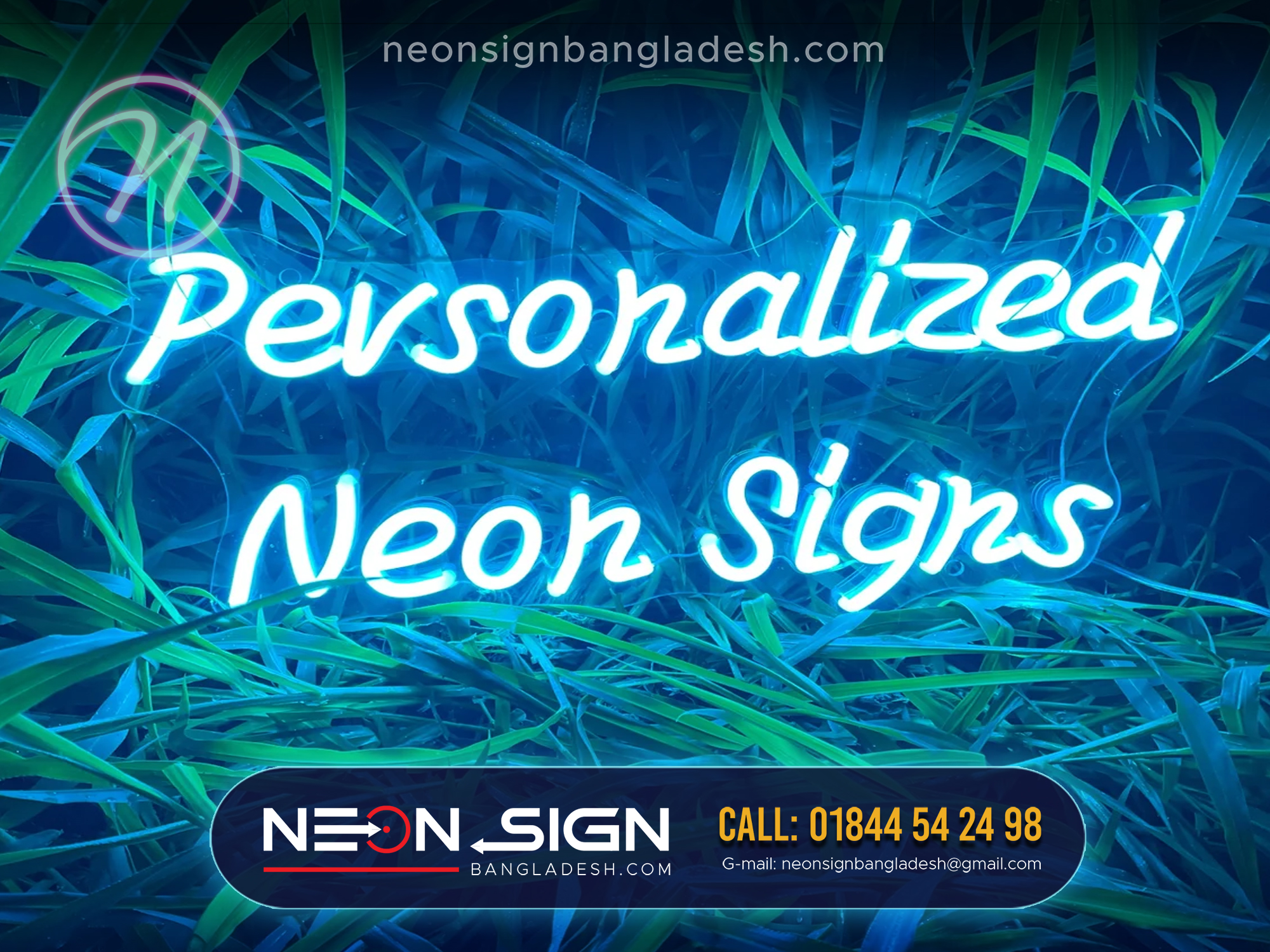 Outdoor Neon Signs Shop in Bangladesh