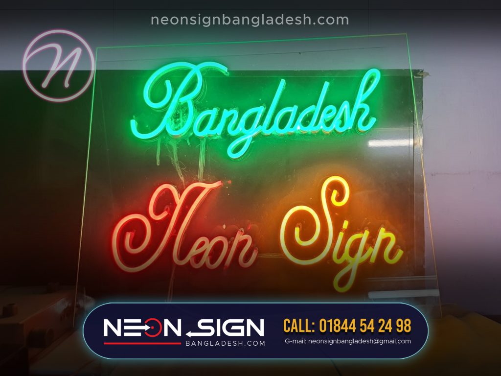 Neon sign board price in Bangladesh
