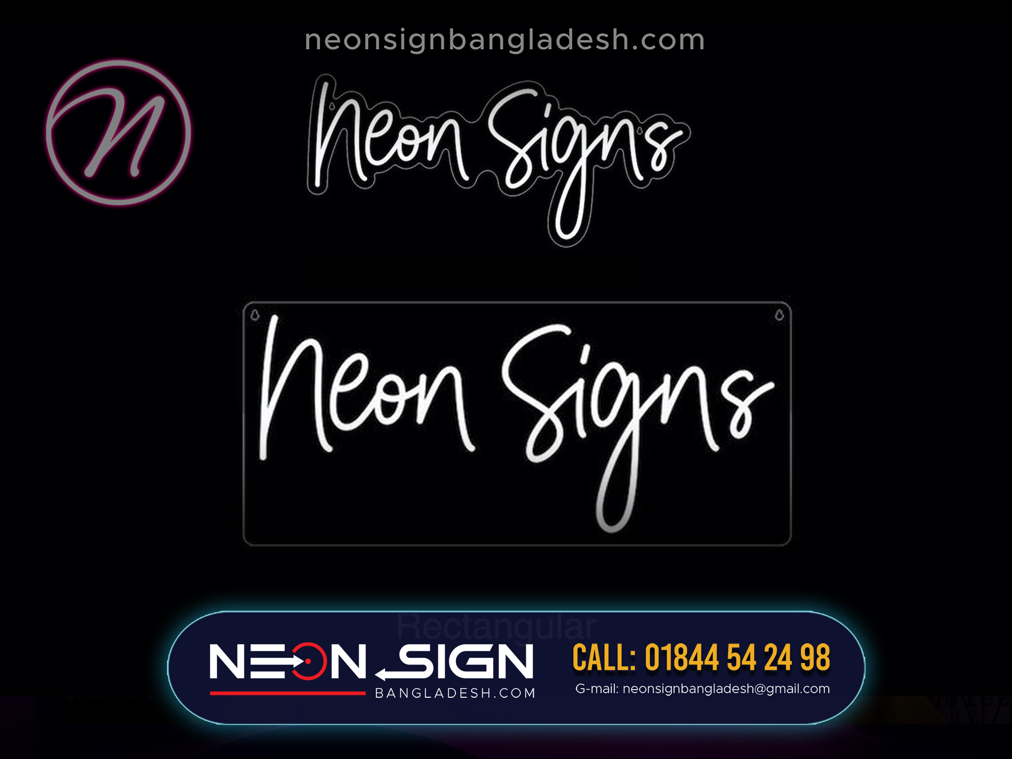 Neon Nameplate Provider BD, led sign bd | name plate bd | neon sign bd | shop sign bd | billboard bd | acrylic signs | ss letter | bell sign | led lights | display | digital print