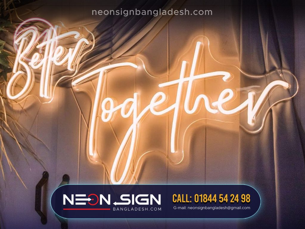 NEON SIGNS DHAKA | CUSTOM LED NEON SIGNAGE MAKER AND MANUFACTURER IN DHAKA BANGLADESH | NEON BILLBOARD ADS DHAKA BANGLADESH