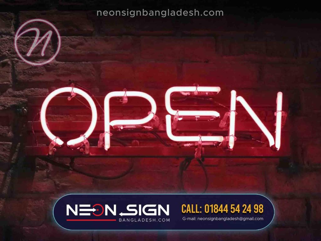 Open Neon SIgn