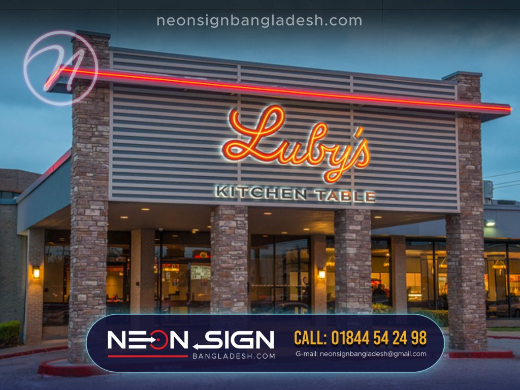 Design Custom Neon Sign Boards in Bangladesh