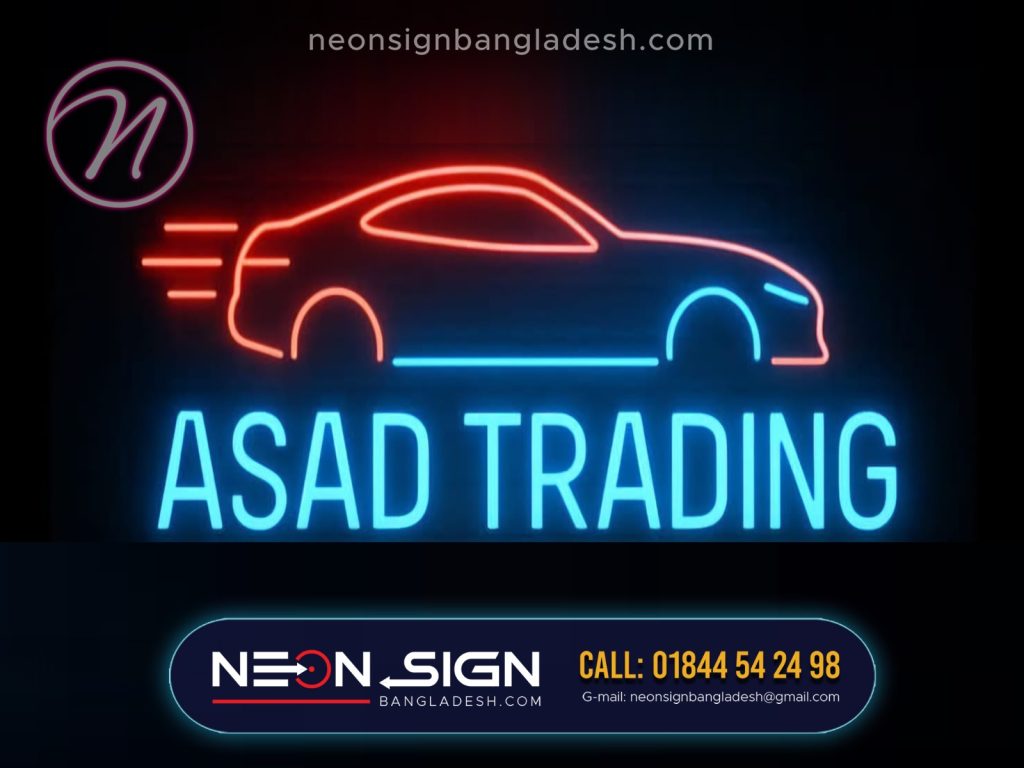 Neon Sign for Car Showroom